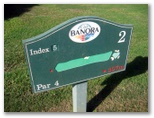 Twin Towns Golf Course - Banora Point: Layout Hole 2 - Par 4, 307 meters off the red markets