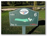 Twin Towns Golf Course - Banora Point: Layout Hole 6 - Par 4, 288 meters off the red markers