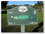 Twin Towns Golf Course - Banora Point: Layout Hole 8 - Park 3, 163 meters
