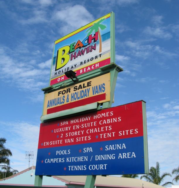 Beach Haven Holiday Resort - Ulladulla: Beach Haven Holiday Resort welcome sign