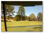 Urunga Golf and Sports Club - Urunga: Approach to the green on Hole 2