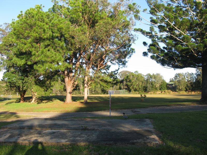 Urunga Recreational Reserve - Urunga: Park of the reserve used to be a caravan park and the slabs remain