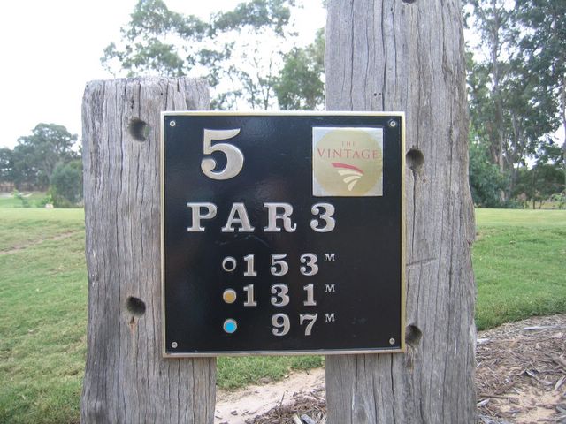 The Vintage Golf Course - Rothbury: Hole 5 - Par 3, 153 meters