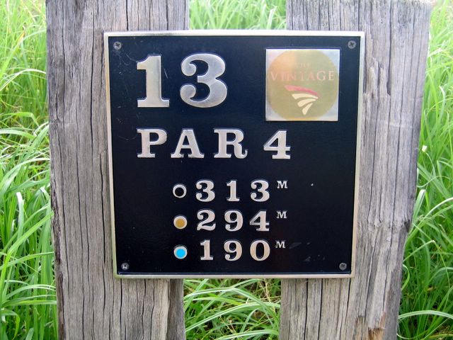 The Vintage Golf Course - Rothbury: Hole 13 - Par 4, 313 meters
