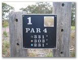 The Vintage Golf Course - Rothbury: Hole 1 - Par 4, 331 meters