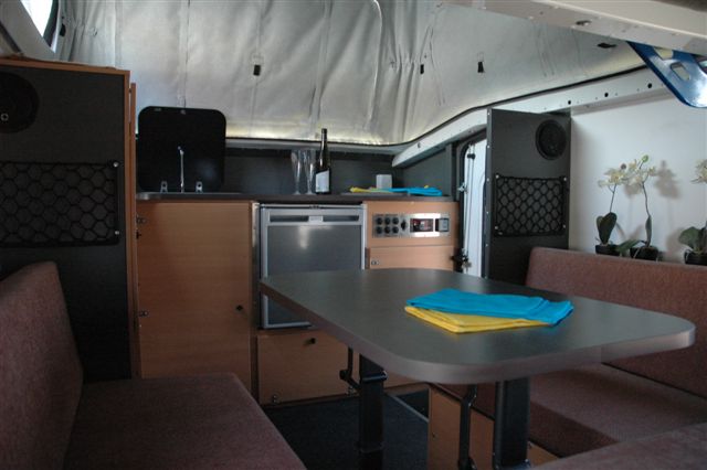 Vista RV Crossover - Bayswater: Vista RV Crossover - a sophisticated and rugged caravan: Dining area