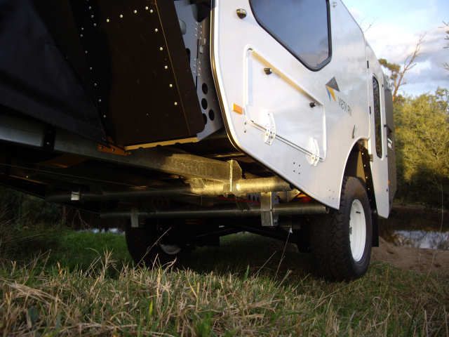 Vista RV Crossover - Bayswater: Vista RV Crossover - a sophisticated and rugged caravan: Rugged strong suspension