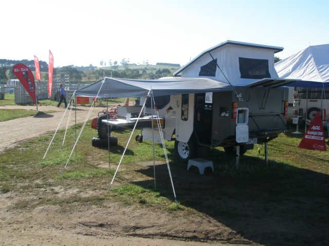 Vista RV Crossover - Bayswater: Vista RV Crossover - a sophisticated and rugged caravan: Optional extra and standard awnings increase the use and versatility of the Crossover.