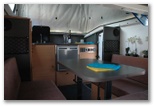 Vista RV Crossover - Bayswater: Vista RV Crossover - a sophisticated and rugged caravan: Dining area