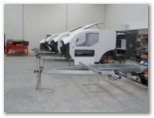 Vista RV Crossover - Bayswater: Vista RV Crossover - a sophisticated and rugged caravan: Production line - All work is done by hand to ensure the highest quality of workmanship and precision.