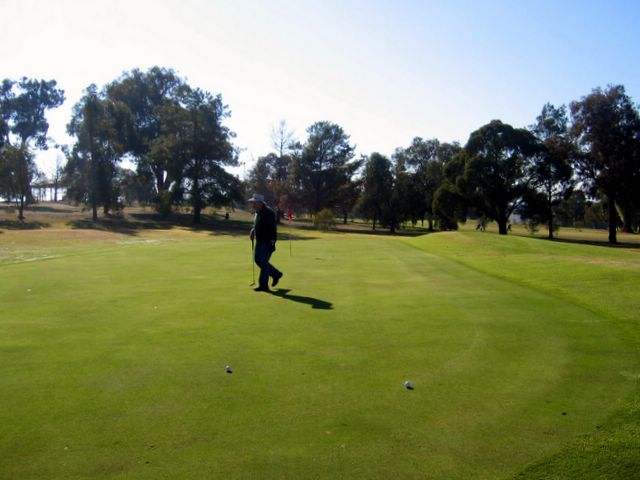 Wagga Wagga RSL Golf Course - Wagga Wagga: Green on Hole 1
