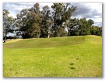 Warren Golf Course - Warren: Green on Hole 14 ... notice the slope.