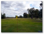 Warren Golf Course - Warren: Green on Hole 15 looking back along fairway