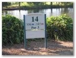 Warringah Golf Course - North Manly Sydney: Hole 14 - Par 3, 138 meters