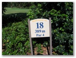 Warringah Golf Course - North Manly Sydney: Hole 18 - Par 4, 389 meters