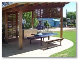 Werribee South Caravan Park by Neville Williams - Werribee South: Camp Kitchen/BBQ Area
