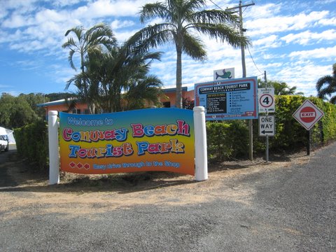 Conway Beach Tourist Park Whitsunday - Conway Beach: Conway Beach Tourist Park welcome sign