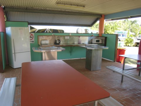 Conway Beach Tourist Park Whitsunday - Conway Beach: Interior of camp kitchen