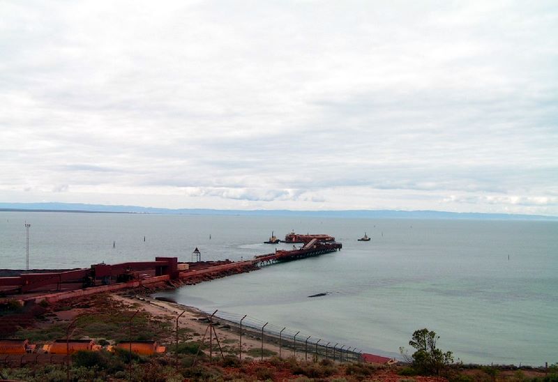 Whyalla South Australia - Whyalla: Iron Ore Wharf at Whyalla South Australia