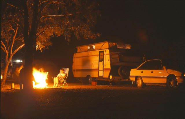 Rawnsley Park Station - Wilpena Pound: Campfire