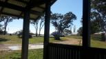 Wollomombi Rest Area - Wollomombi: View of the rest area from inside the shed