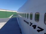 Corrimal Beach Tourist Park - Corrimal Beach: Retired 747 400 at HARS