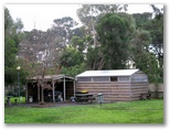 Coalfields Caravan & Residential Park - Wonthaggi: Camp kitchen and BBQ area