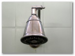 Woodside Beach Caravan Park - Woodside Beach: This shower head saves water while giving a drenching shower.  A brilliant innovation.