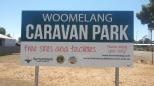 Woomelang Caravan Park - Woomelang: Welcome sign.