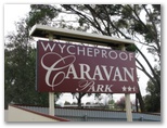 Wycheproof Caravan Park - Wycheproof: Wycheproof Caravan Park welcome sign