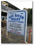 BIG4 Wye River Tourist Park 2006 - Wye River: Big4 Wye River Valley Caravan Park welcome sign