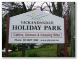 Yackandandah Holiday Park - Yackandandah: Yackandandah Holiday Park welcome sign