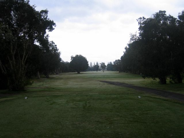 Yamba Golf Course - Yamba: Fairway view of the 13th.