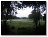 Yamba Golf Course - Yamba: 11th green with some well placed bunkers.