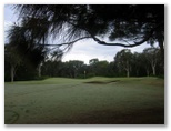 Yamba Golf Course - Yamba: Approaching the 16th green.