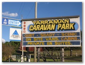 Yarraman Caravan Park - Yarraman: Welcome sign
