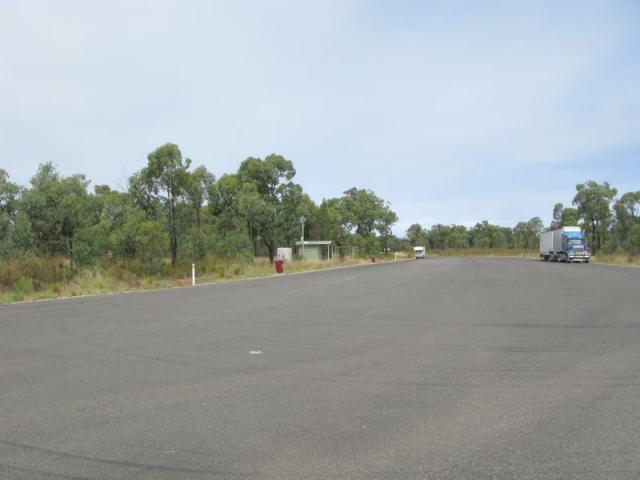 Yarramin Rest Area - The Pilliga: Plenty of room for big rigs and motorhomes.  You could park a small army here.