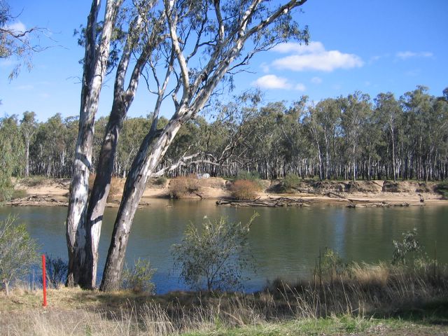Yarrawonga & Border Golf Club - Mulwala: The beautiful Murray River beside Hole 6