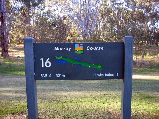 Yarrawonga & Border Golf Club - Mulwala: Yarrawonga & Border Golf Club Hole 16: Par 5, 521 metres