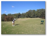 Yarrawonga & Border Golf Club - Mulwala: Fairway view Hole 8