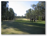 Yarrawonga & Border Golf Club - Mulwala: Fairway view Hole 9