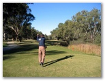 Yarrawonga & Border Golf Club - Mulwala: Fairway view Hole 14