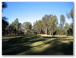 Yarrawonga & Border Golf Club - Mulwala: Approach to the Green on Hole 14
