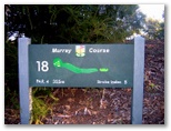 Yarrawonga & Border Golf Club - Mulwala: Yarrawonga & Border Golf Club Hole 18: Par 4, 355 metres