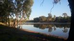 Green Bank - Yarrawonga: Pleasant views from the campsite.  Relax with a view of the countryside.