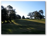Yass Golf Course - Yass: Approach to the green on Hole 5.