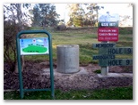 Yass Golf Course - Yass: Hole 9 Par 4, 383 meters.  Sponsored by Kirk Davis Yass Pro Shop and Vista on the Green Bistro.