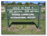 Yeppoon Golf Course - Yeppoon: Hole 14 Par 4, 228 metres