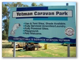 Yetman Caravan Park - Yetman: Yetman Caravan Park welcome sign