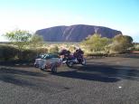 Ayers Rock Campground - Yulara: Checking out Uluru before booking into the Campground.